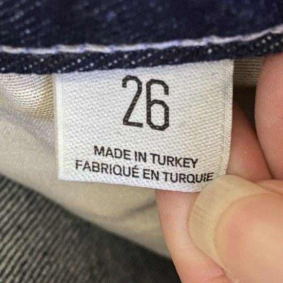 Urban Outfitters BDG Low Rise Flare Jeans Women’s‎ Size 26 Dark Wash Print - Picture 4 of 11